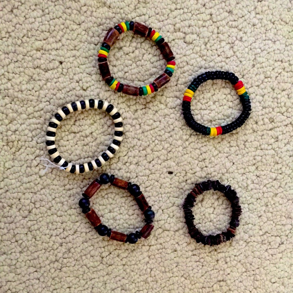 rustic bracelets, colorful and mysterious